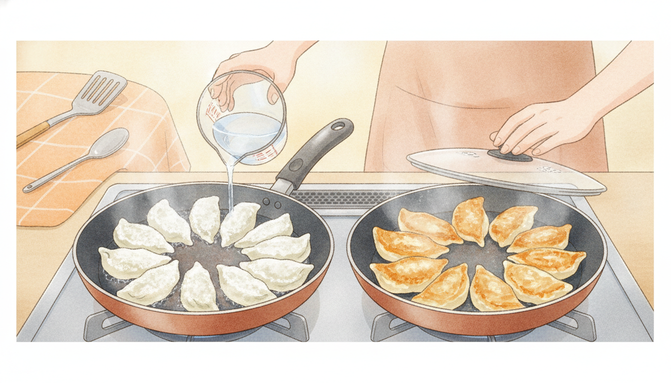 冷凍餃子・市販餃子の焼き方の違い